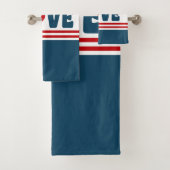 Liefde design bad handdoek (Insitu)