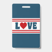 Liefde design badge (Achterkant)