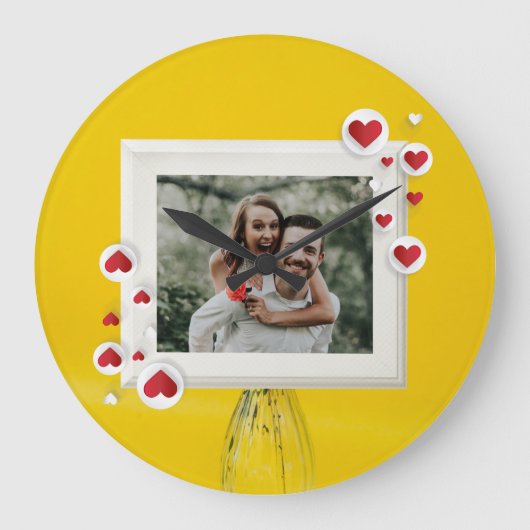 Liefde design grote klok (Voorkant)