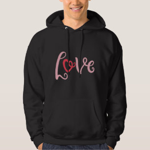 Liefde design met een Word-liefde erop Hoodie