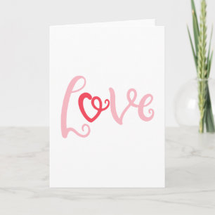 Liefde design met een Word Love-over-it voor lapto Kaart