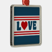 Liefde design metalen ornament (Rechts)