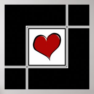 Liefde design poster