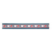 Liefde design satijnen lint (Voorkant)