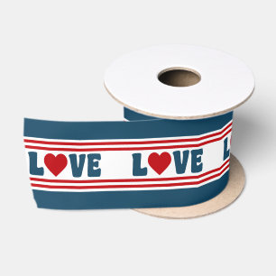 Liefde design satijnen lint