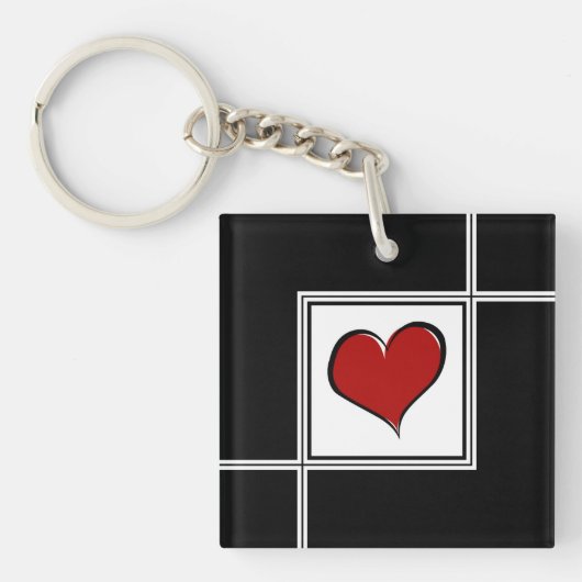 Liefde design sleutelhanger (voorkant)