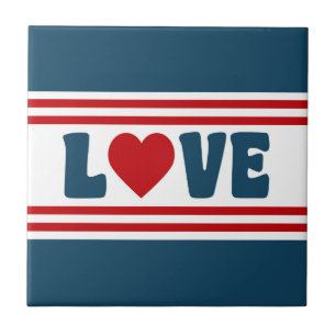 Liefde design tegeltje