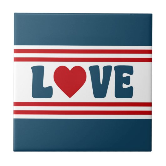 Liefde design tegeltje (Voorkant)