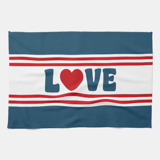 Liefde design theedoek (Horizontaal)