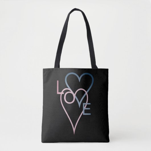 Liefde design tote bag (Voorkant)
