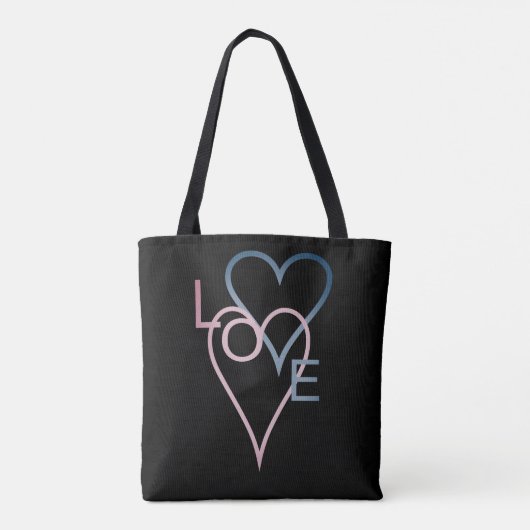 Liefde design tote bag (Achterkant)