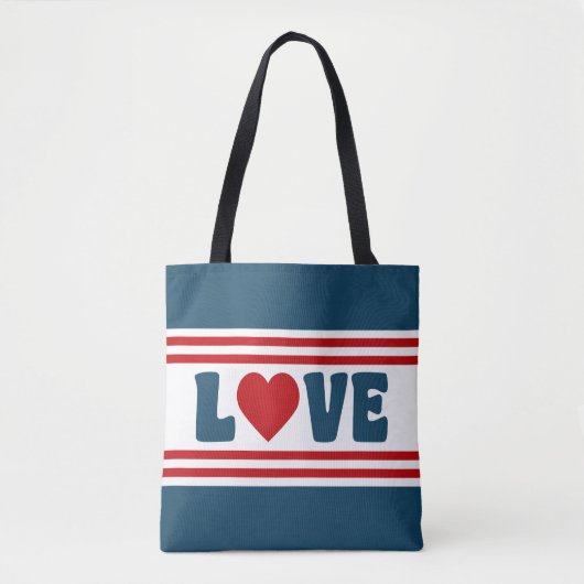 Liefde design tote bag (Voorkant)