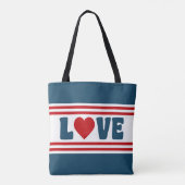 Liefde design tote bag (Achterkant)
