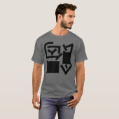 liefde design vintage t-shirt (Voorkant volledig)