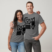 liefde design vintage t-shirt (Unisex)