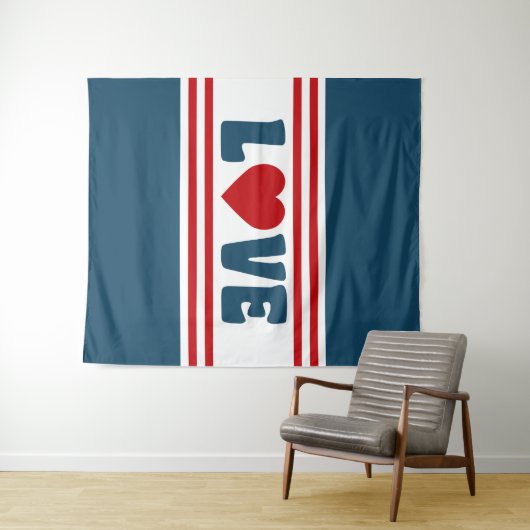 Liefde design wandkleed (In Situ (horizontaal))