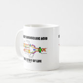 Liefde desoxyribonucleïnezuur Het is het leven. Koffiemok (Voorkant links)