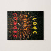 Liefde die Abstracte Art Design Print aanwakkert Legpuzzel (Horizontaal)