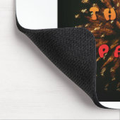 Liefde die Abstracte Art Design Print aanwakkert Muismat (Hoek)