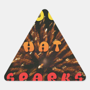 Liefde die Abstracte Art Design Print aanwakkert Sticker