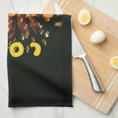 Liefde die Abstracte Art Design Print aanwakkert Theedoek (Quarter Fold)