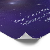 Liefde die de Universe Miljarden Jaren kostte Poster (Hoek)