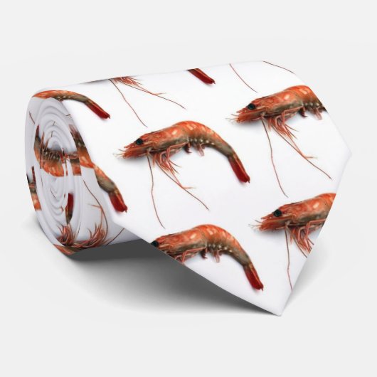 Liefde die garnaal stropdas (Opgerold)