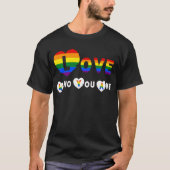 Liefde die je bent - LGBTQ T-shirt (Voorkant)