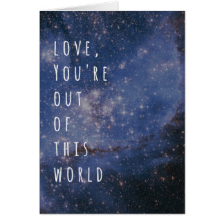 Liefde die je uit deze World Space Nebula hebt