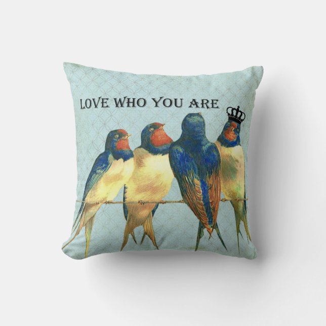 Liefde die je vol vogel hebt kussen (Voorkant)