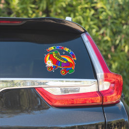 Liefde die je wilt regenboogSchaats Sticker