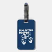 Liefde dieper worden (Scuba Diving) Bagagelabel (Achterkant verticaal)