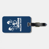 Liefde dieper worden (Scuba Diving) Bagagelabel (Achterkant horizontaal)