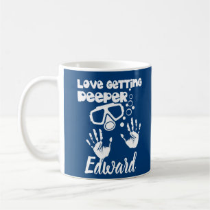 Liefde dieper worden (Scuba Diving) Koffiemok