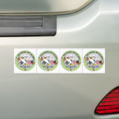 Liefde dieren eten ze niet op Vegan Bumpersticker (Op auto)