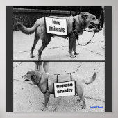 Liefde dieren poster (Voorkant)