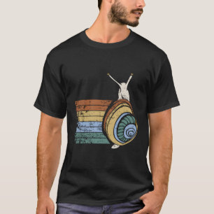 Liefde Dieren Retro slak Gift Design Idee Voor Sna T-shirt