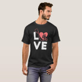 LIEFDE Dierenarts Dierenredding T-shirt (Voorkant volledig)