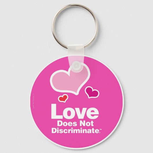 Liefde discrimineert Sleutelhanger niet (Voorkant)