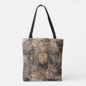  liefde distressed design tote bag (Achterkant)