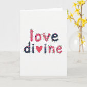Liefde Divin Sieraard Kaart (Gele Bloem)
