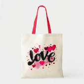 Liefde doedelkunst valentijn tote bag (Voorkant)