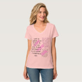 Liefde doet nooit mislukken - Vrouwelijke Hanes Na T-shirt (Voorkant volledig)