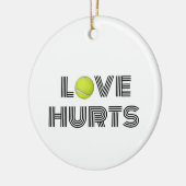 Liefde Doet Pijn Kussen Keramisch Ornament (Links)