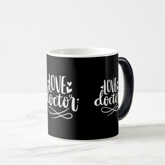 Liefde dokter magische mok (Voorkant rechts)