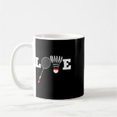 Liefde Dominton Speler Lover Athletic Shuttle Koffiemok (Links)