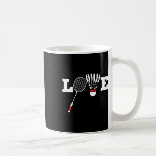 Liefde Dominton Speler Lover Athletic Shuttle Koffiemok (Rechts)