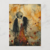 Liefde Donkere Kunst Briefkaart (Voorkant)