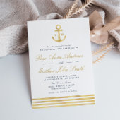 Liefde door het zee gouden anker nautische marine  kaart