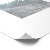 Liefde door het zee muurkunst poster (Hoek)